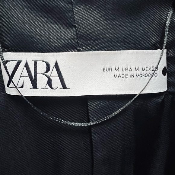 Zara Olive Green Blazer with Gold Buttons - Picture 7 of 7